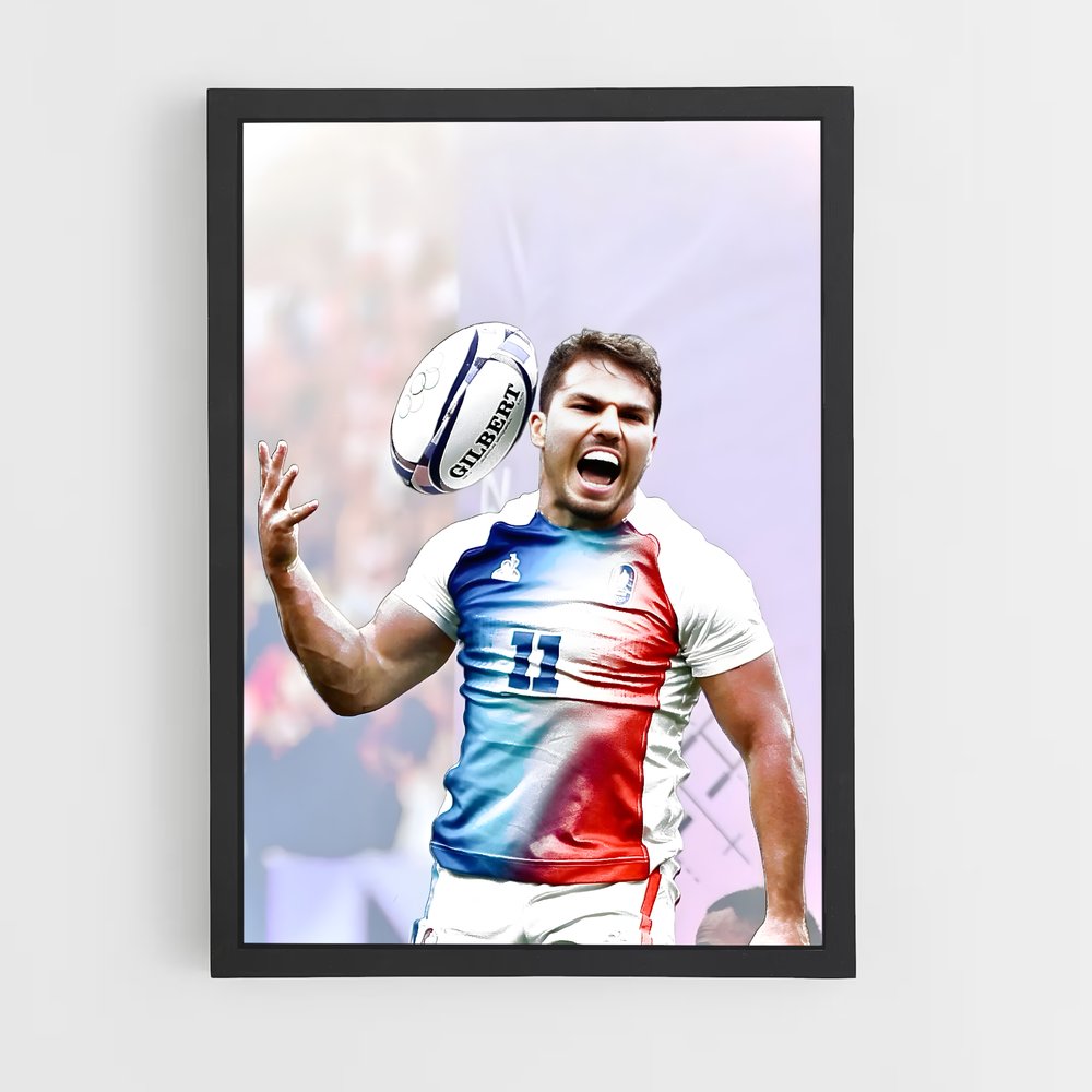 Poster L'Élégance d'Antoine – affiche Rugby (vue 2)